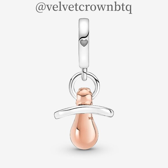 Pandora Baby Pacifier Dangle Charm - Picture 3 of 6